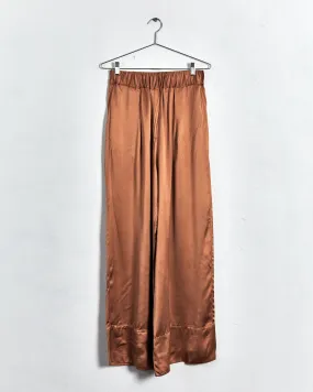 Studio Amelia 'fluid palazzo' pants, gold, 12