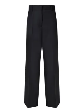 Tailored black trousers