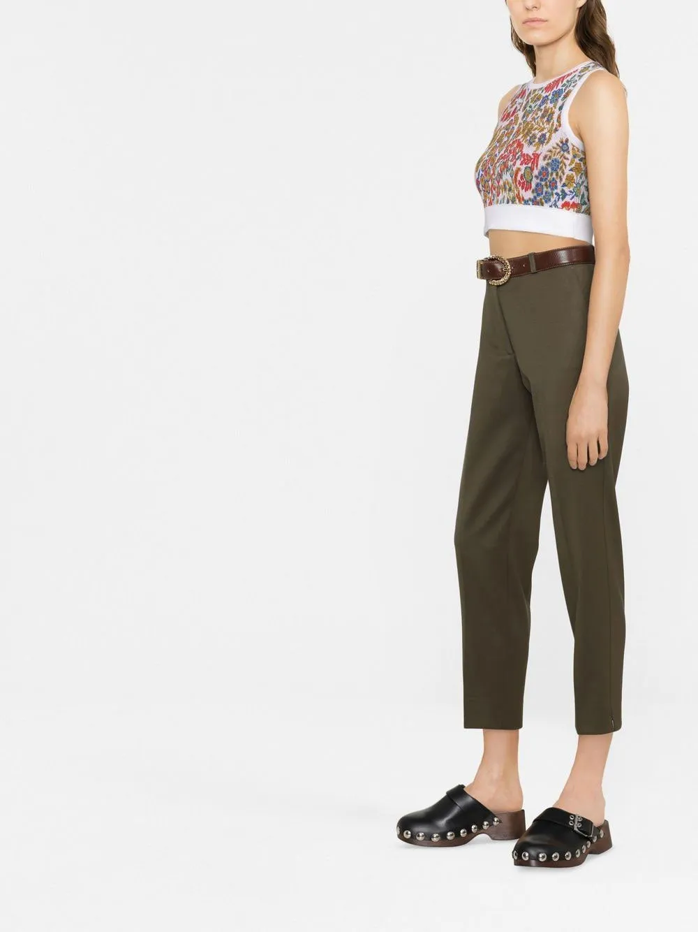 Tailored cropped trousers