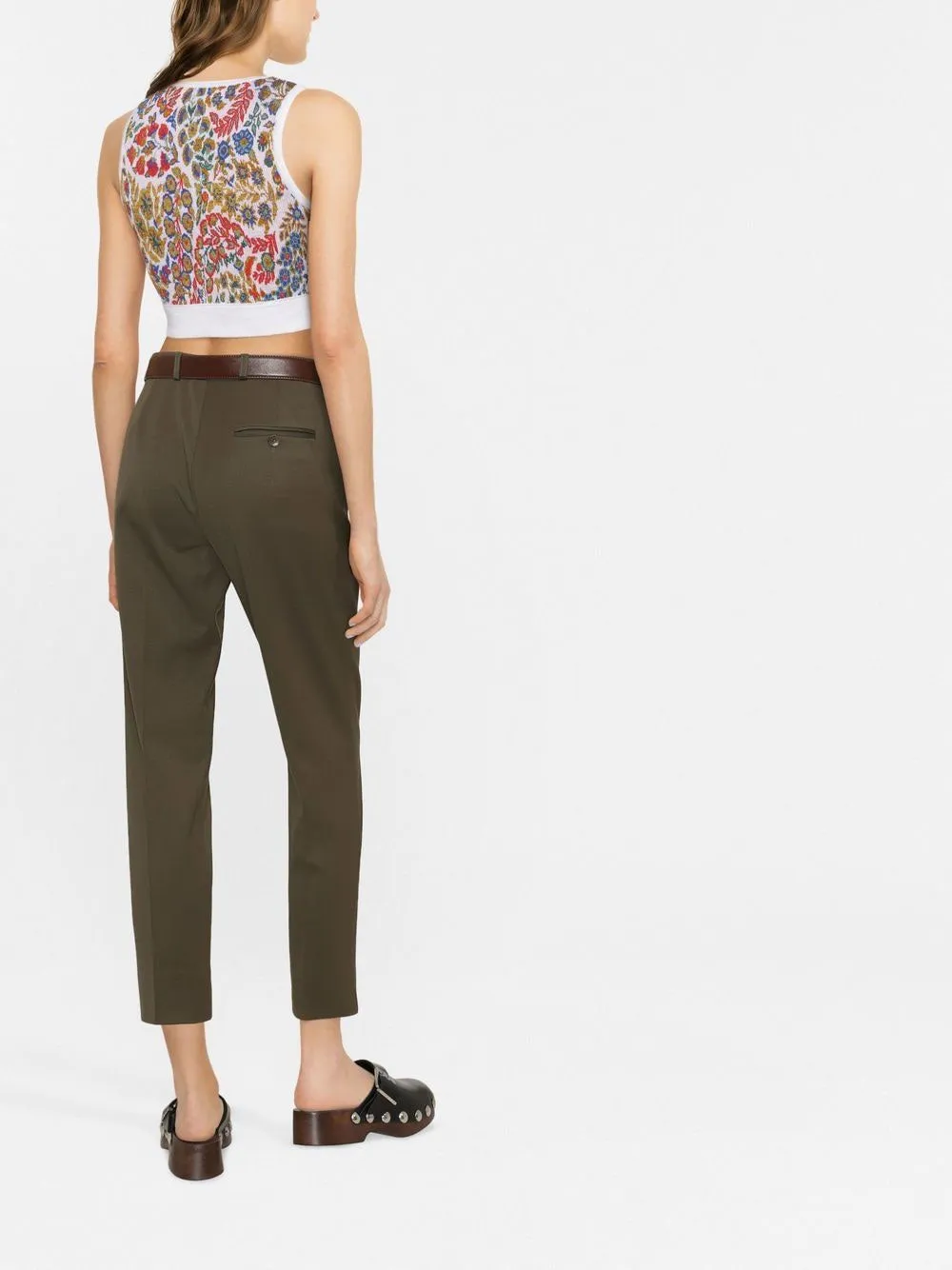 Tailored cropped trousers