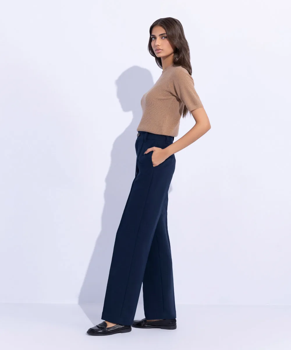 Tailored Straight Fit Trousers