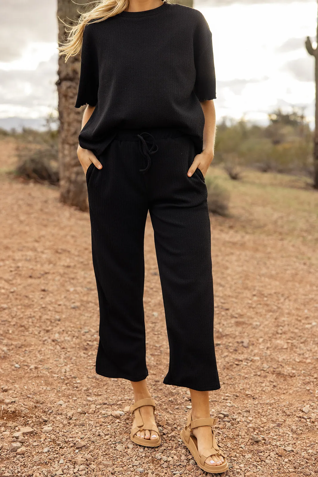 The Iris Textured Pants