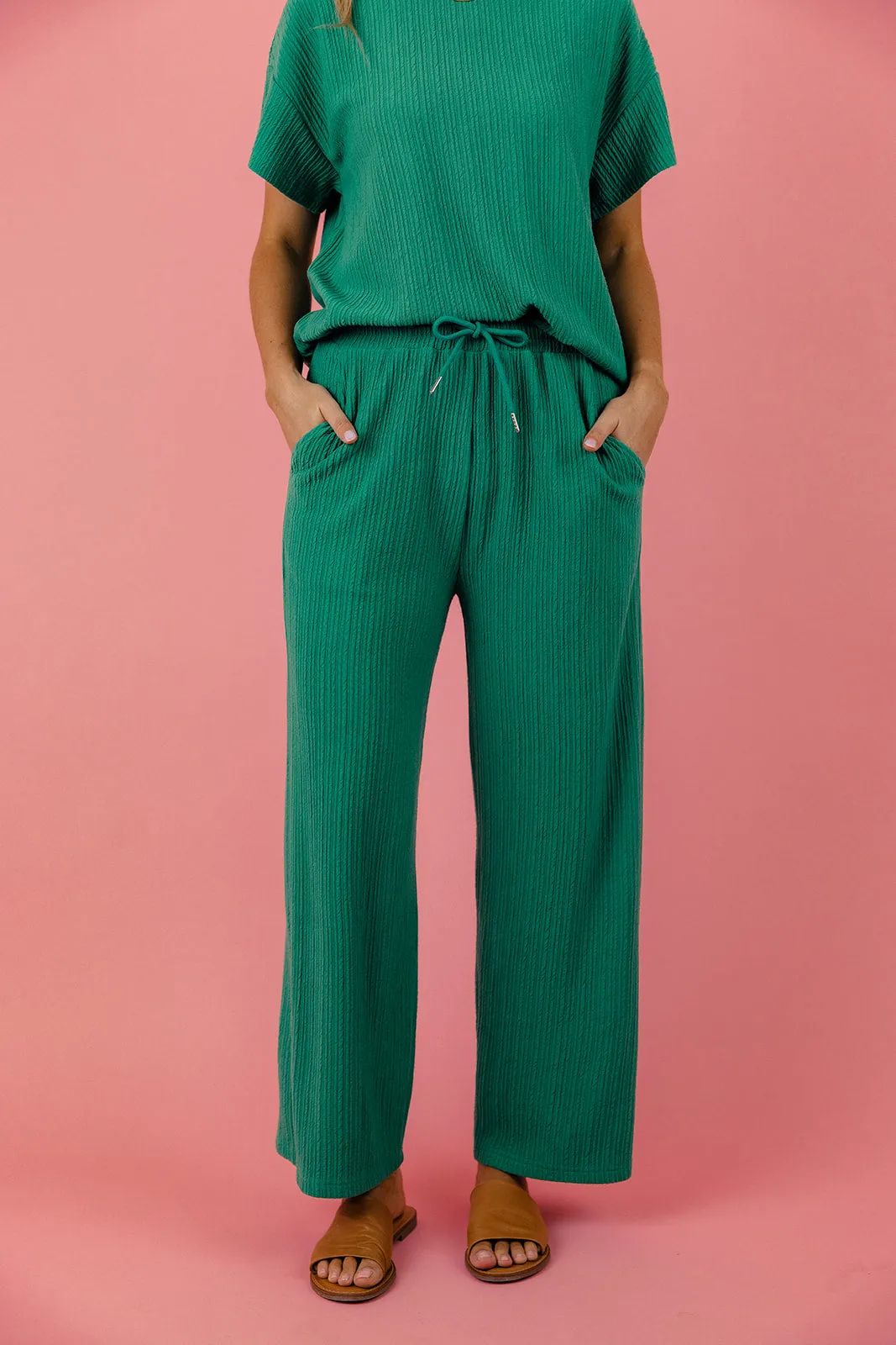 The Iris Textured Pants