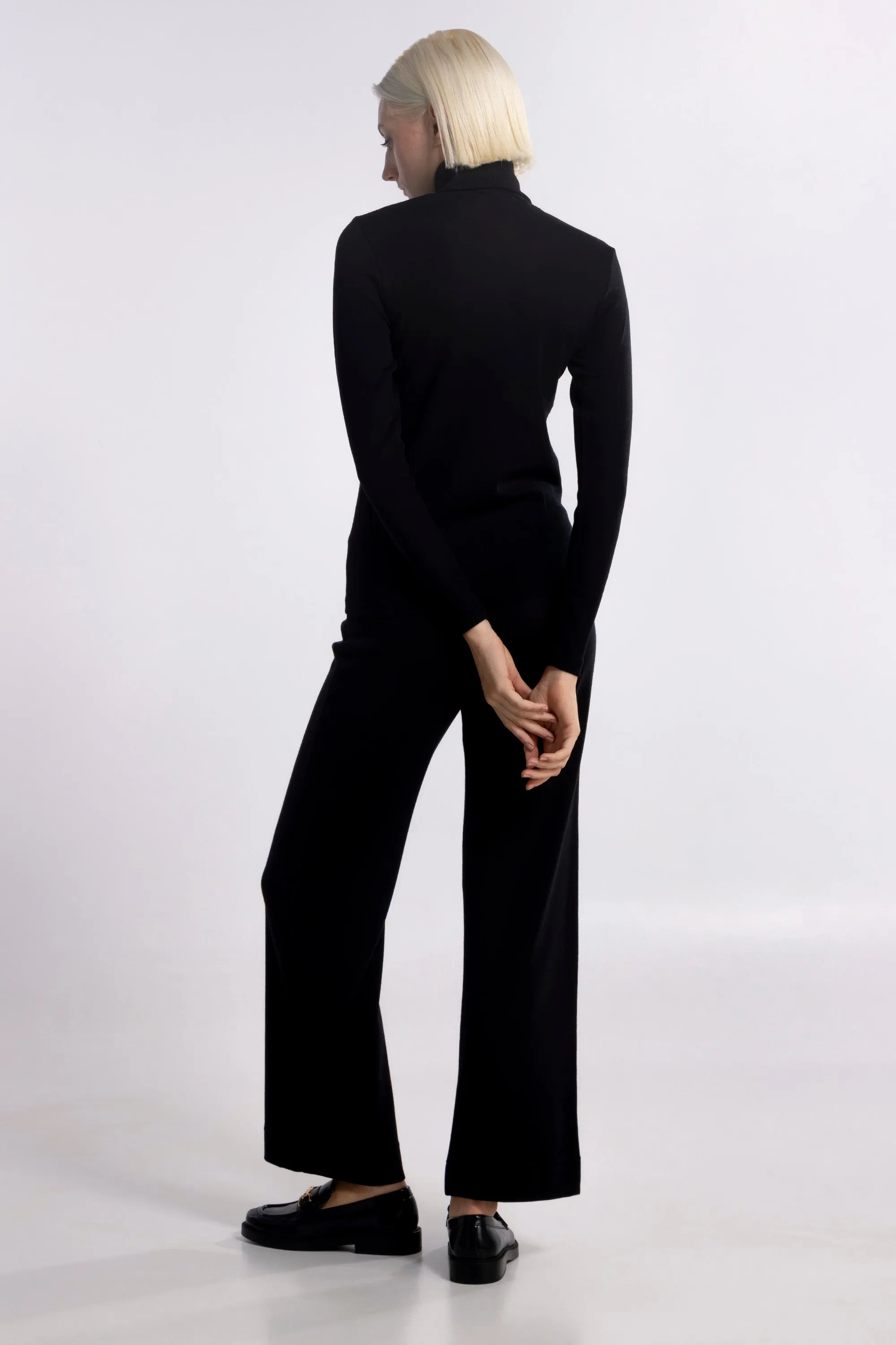 Trousers in Wool and Silk 5681