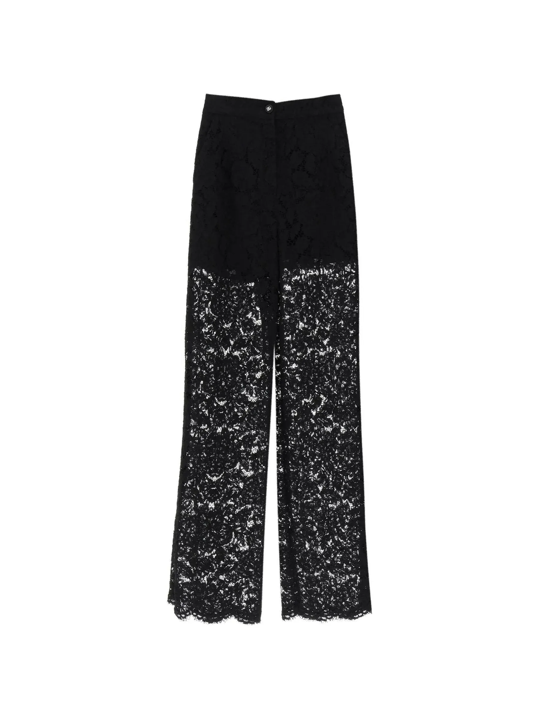 Wide Leg Lace Trousers