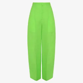 Wide Legged Neon Linen Pants